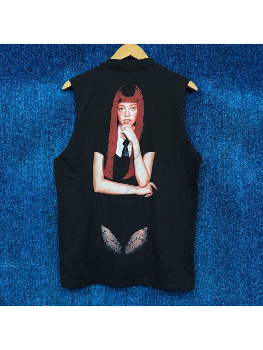 Jennie Ruby Album Cover Poster K-Popstar Sleeveless Tank S
